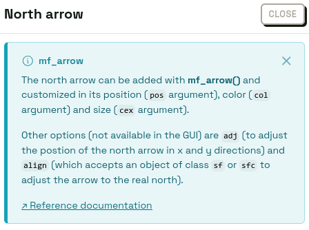 Help block for the mf_arrow function